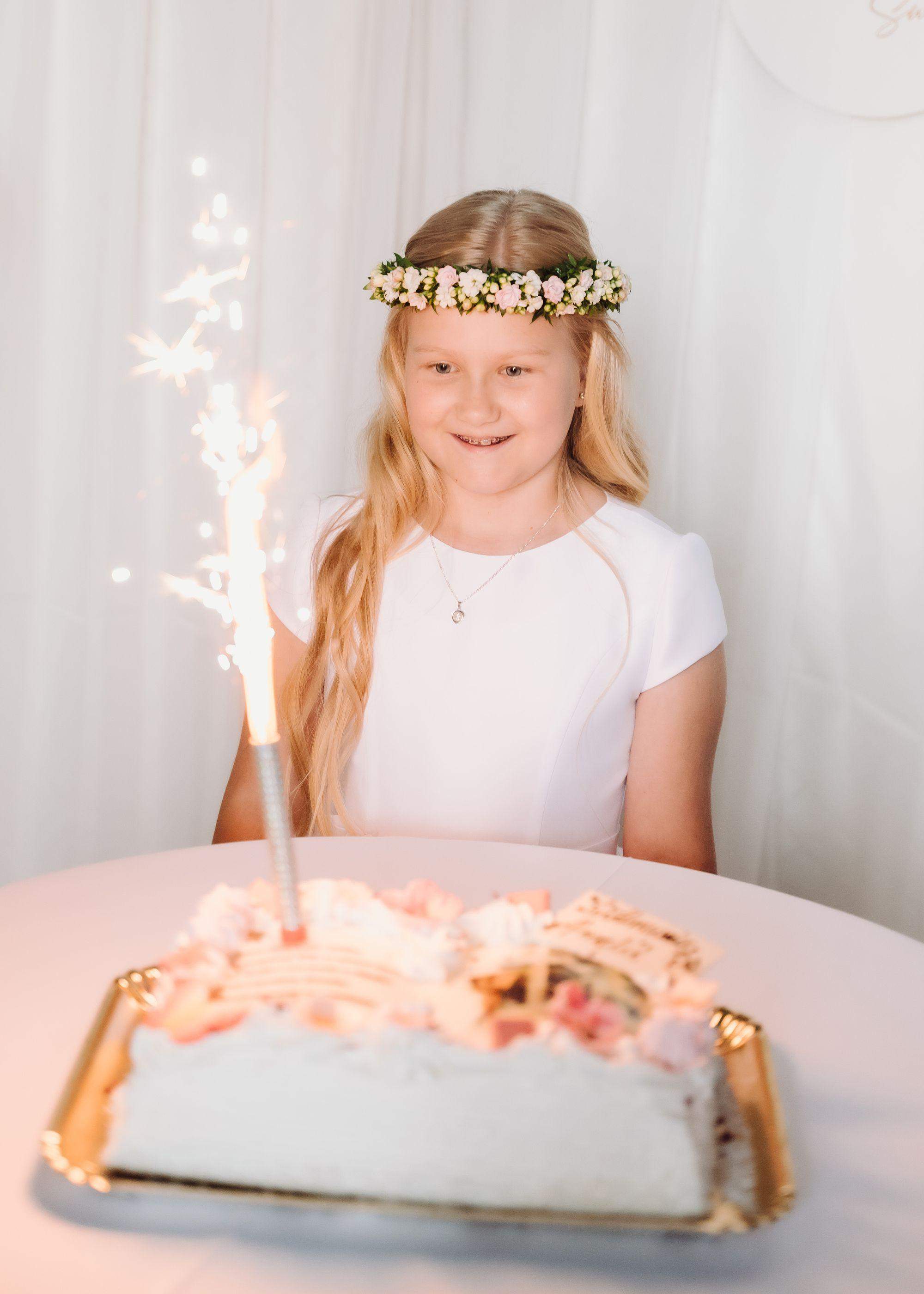 Życzenia od gości na Pierwszej Komunii Świętej